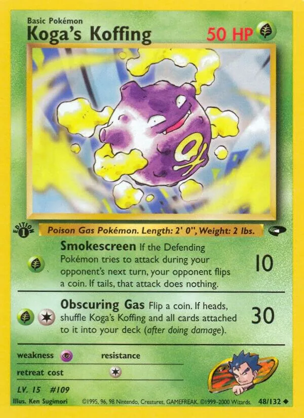 Koga's Koffing card front