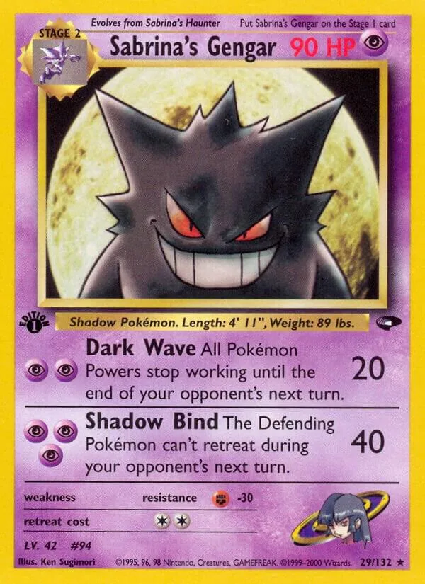 Sabrina's Gengar card front