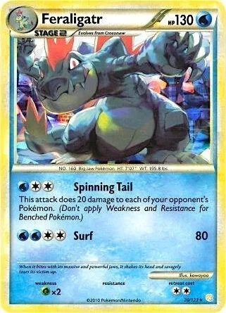 Feraligatr (Cracked Ice Holo) thumbnail