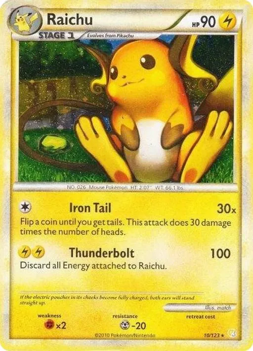 Raichu (Cracked Ice Holo) thumbnail