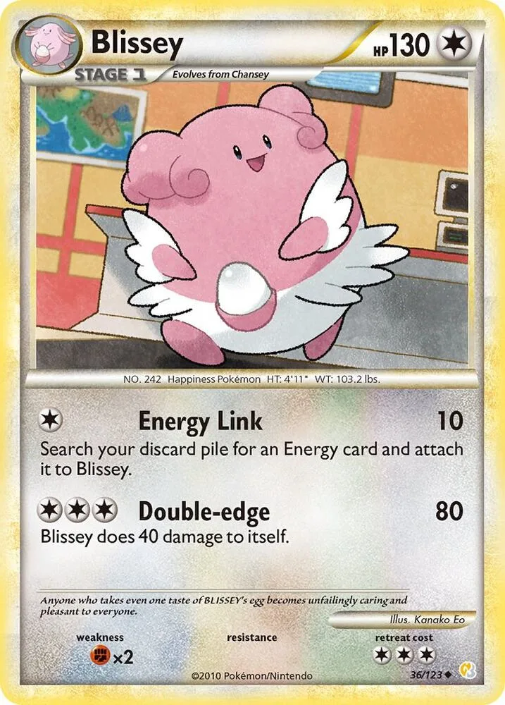 Blissey card front