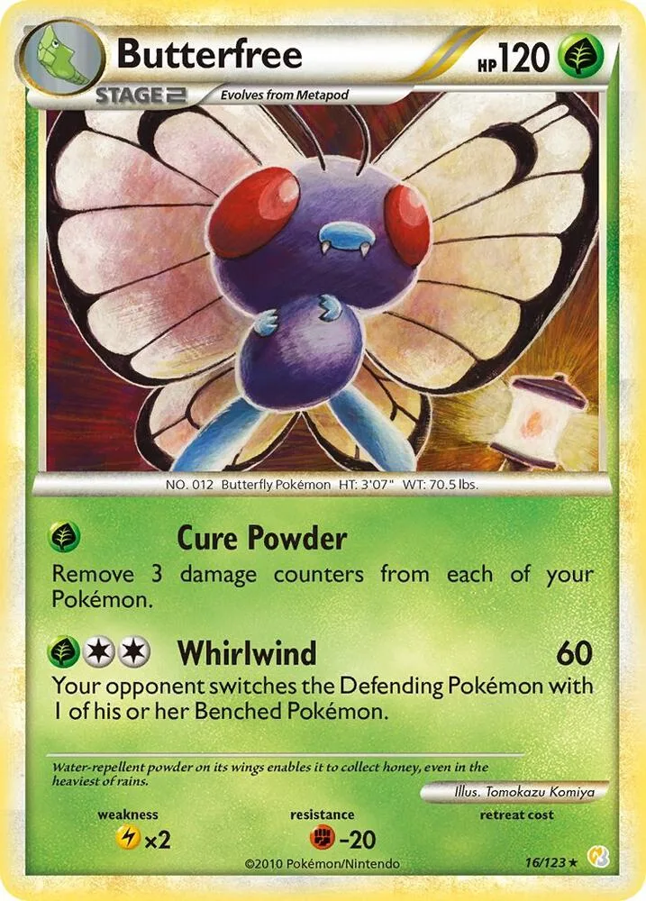 Butterfree card front