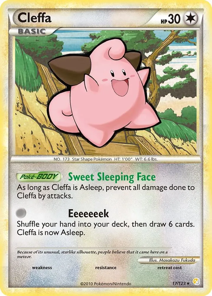 Cleffa card front