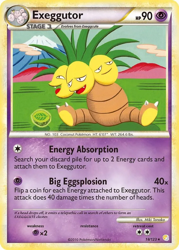Exeggutor card front