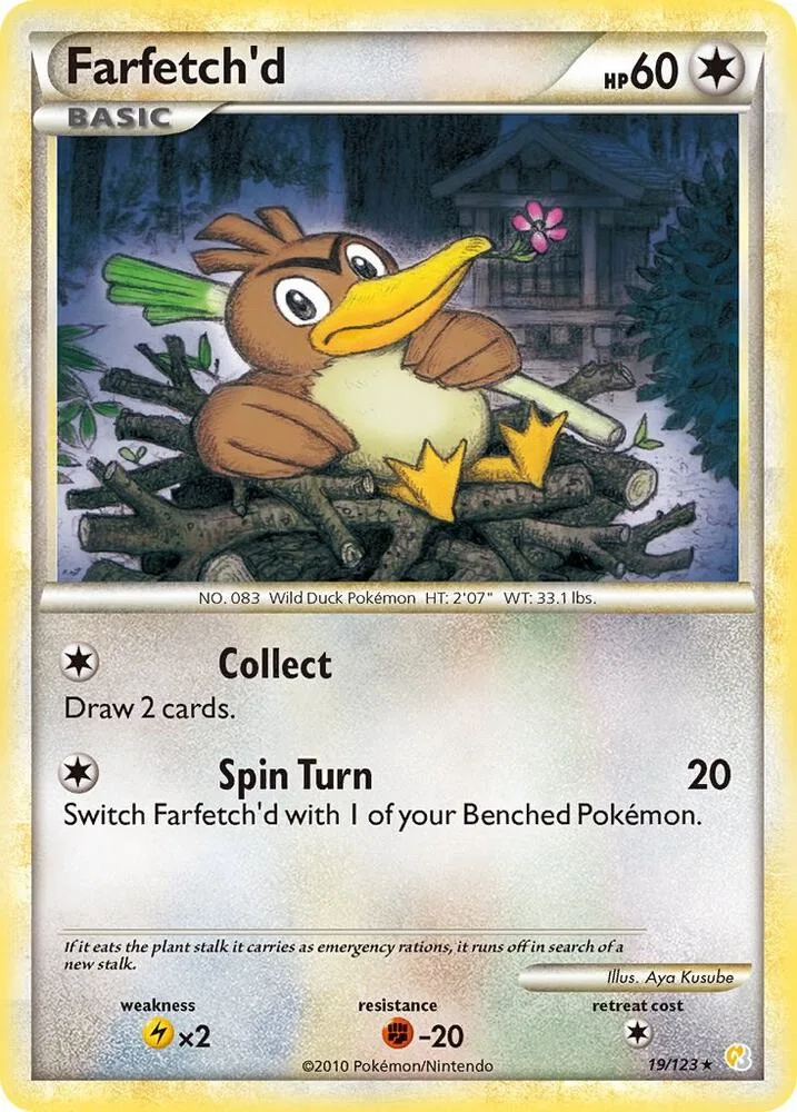 Farfetch'd card front