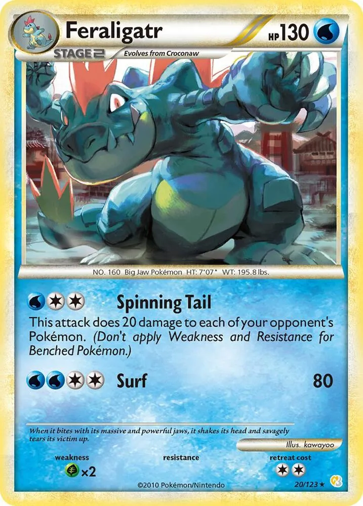 Feraligatr card front