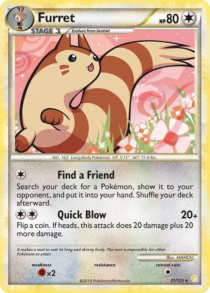 Furret card front