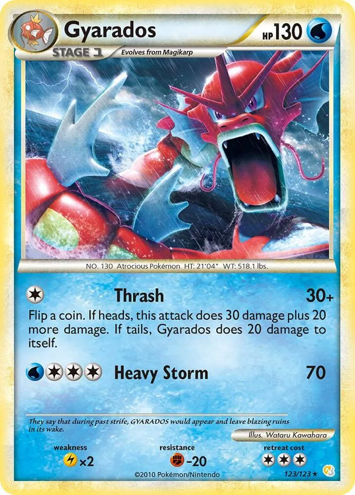 Gyarados (Red) Reverse Holofoil card