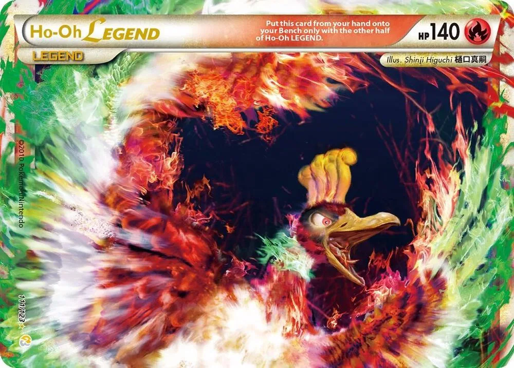 Ho-Oh Legend (Top) Holofoil card