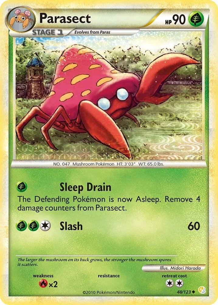 Parasect card front