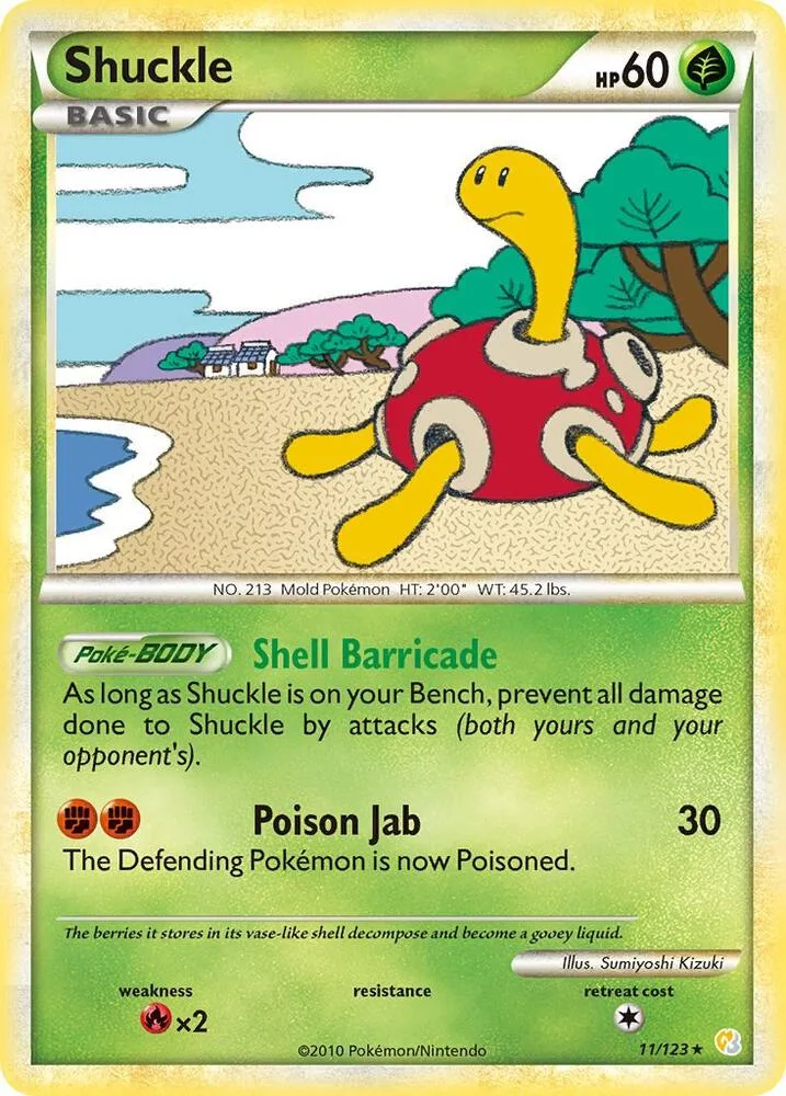Shuckle card front