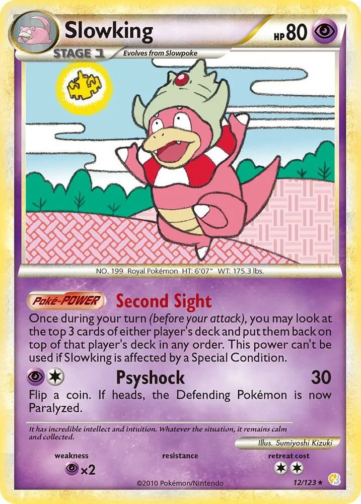 Slowking card front