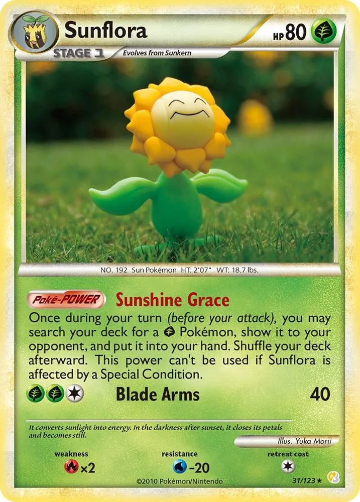 Sunflora card front