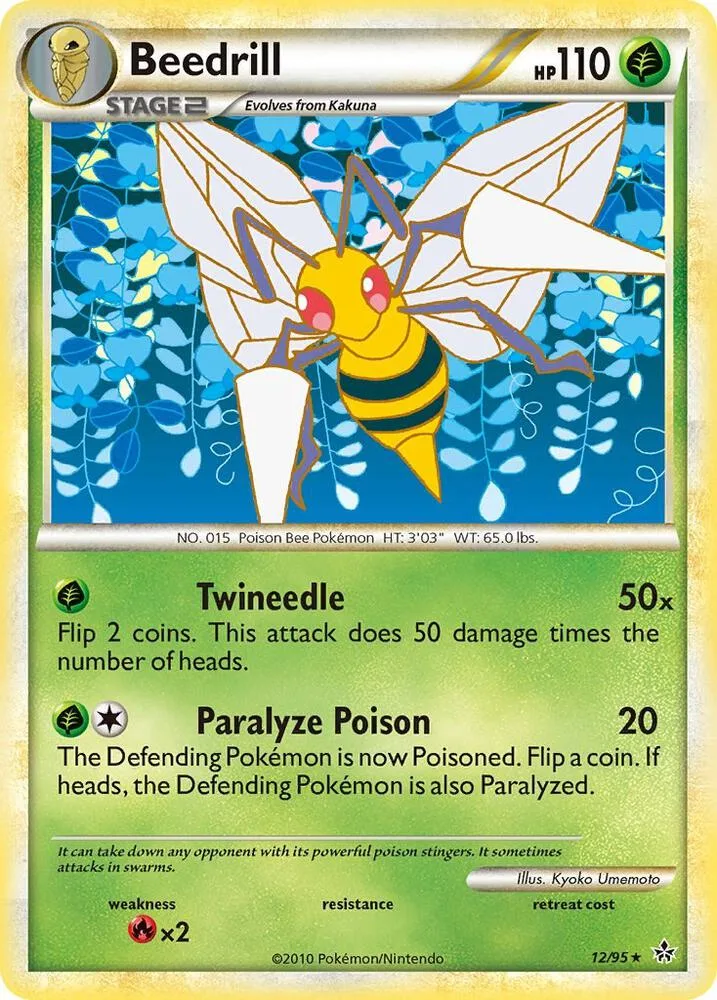 Beedrill card front