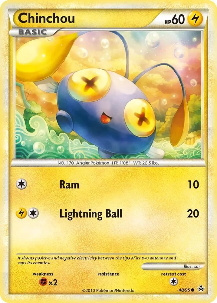 Chinchou card front
