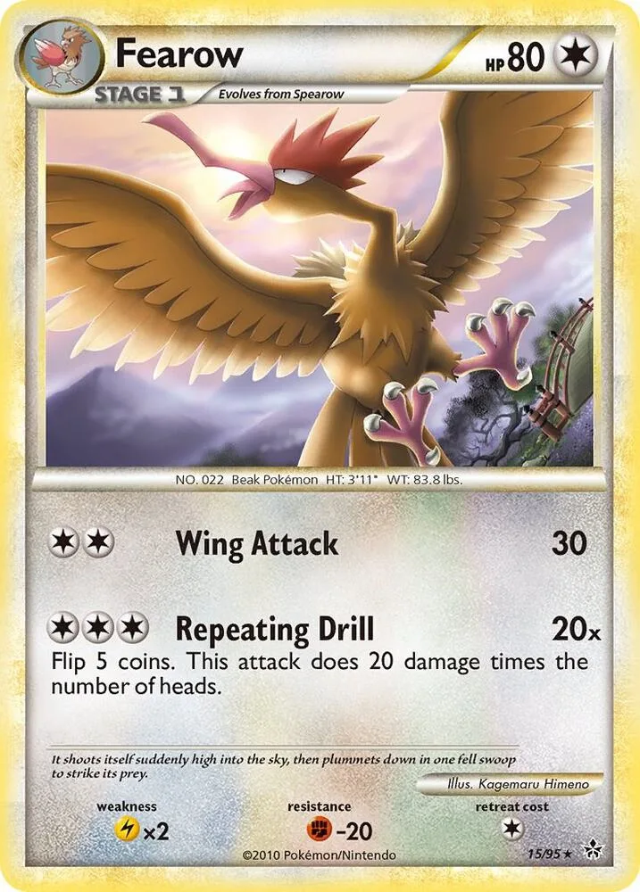 Fearow card front