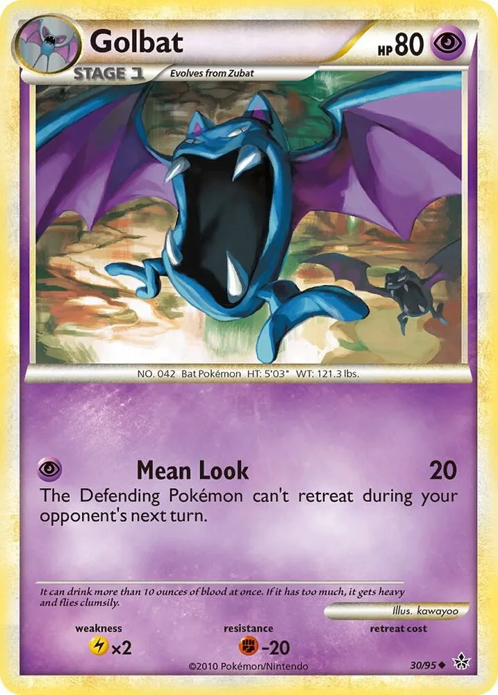 Golbat card front