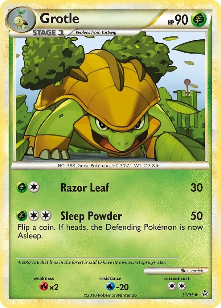Grotle card front