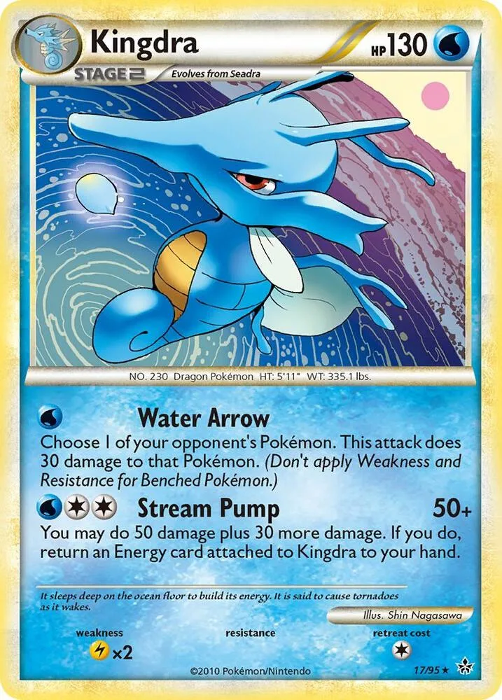 Kingdra card front