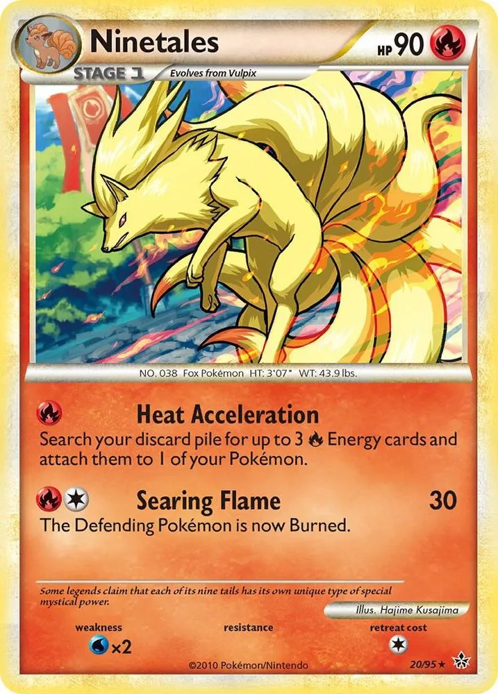 Ninetales card front