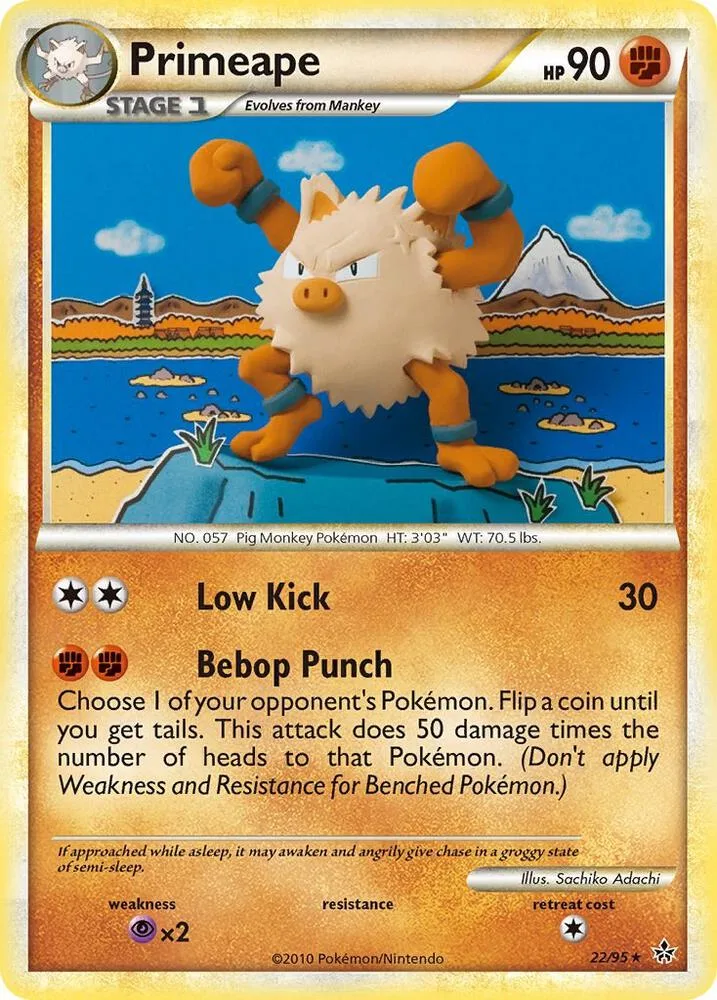 Primeape card front