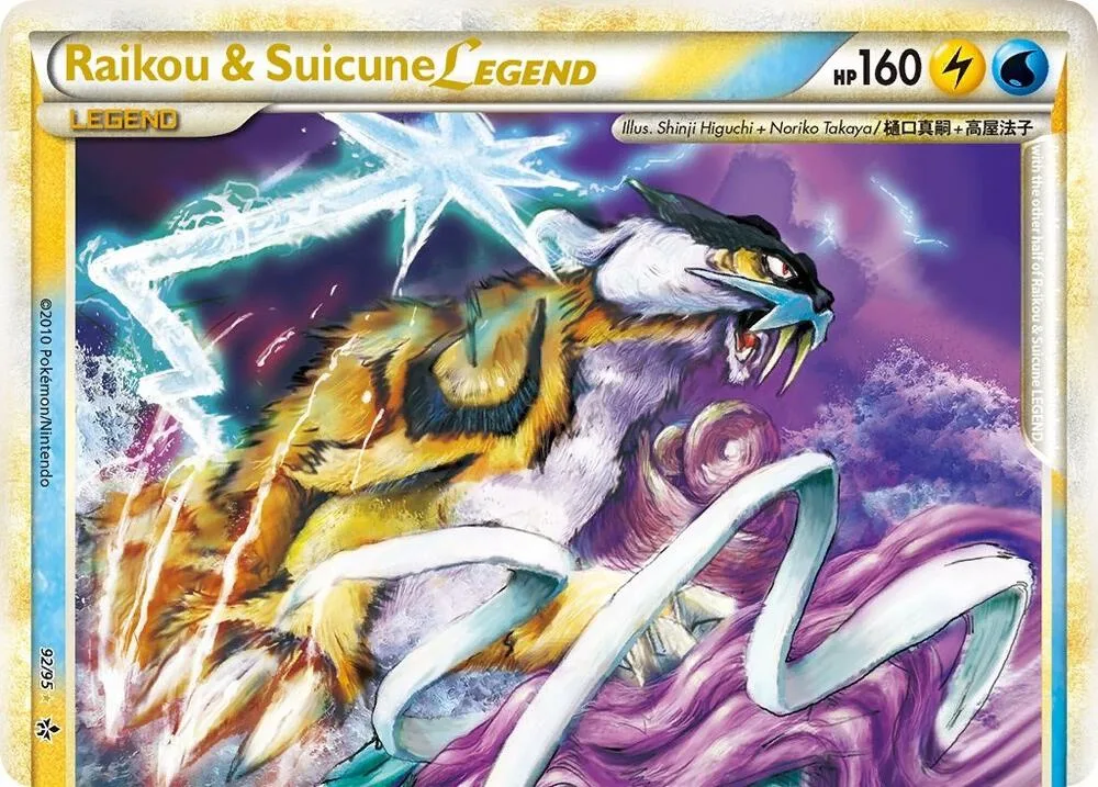 Raikou & Suicune Legend (Top) Holofoil card