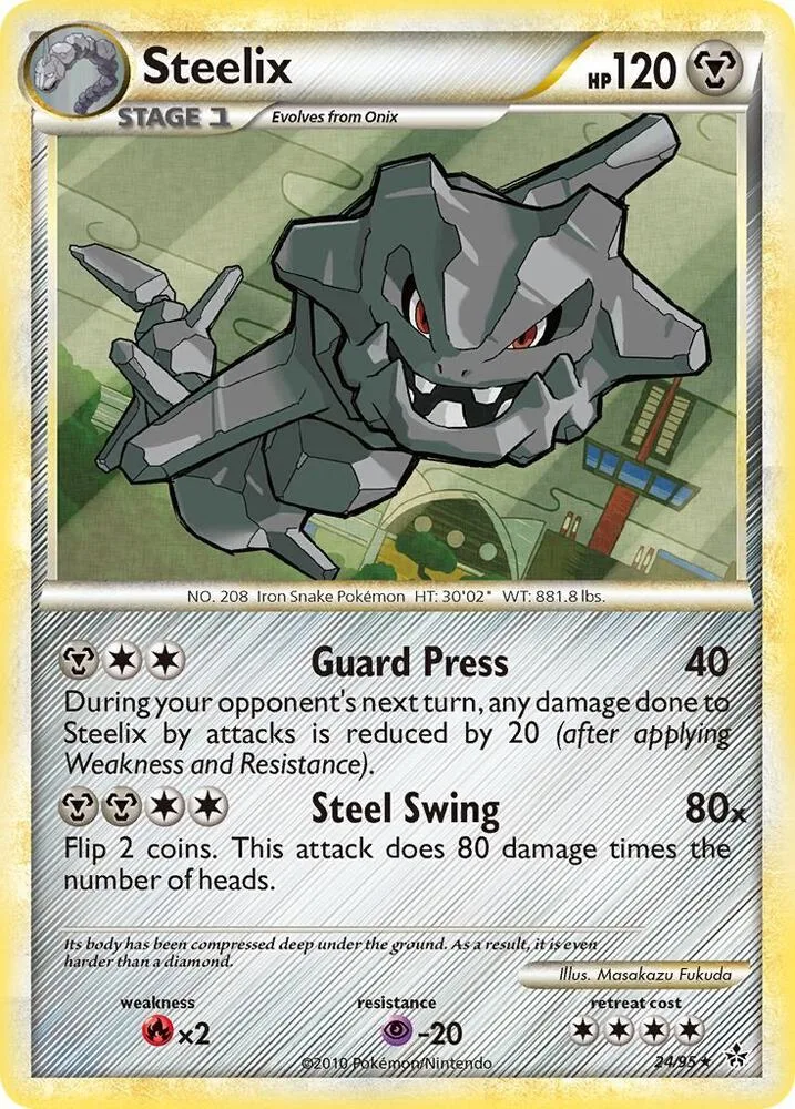 Steelix card front