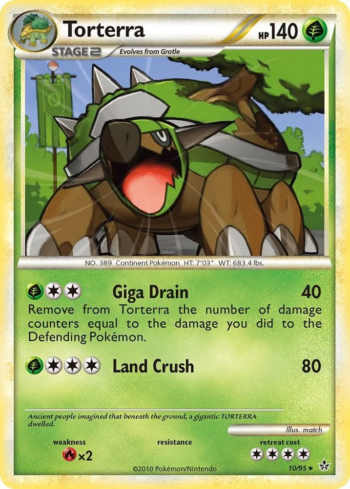 Torterra card front