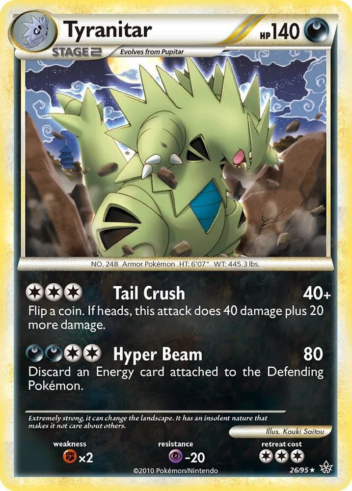 Tyranitar card front