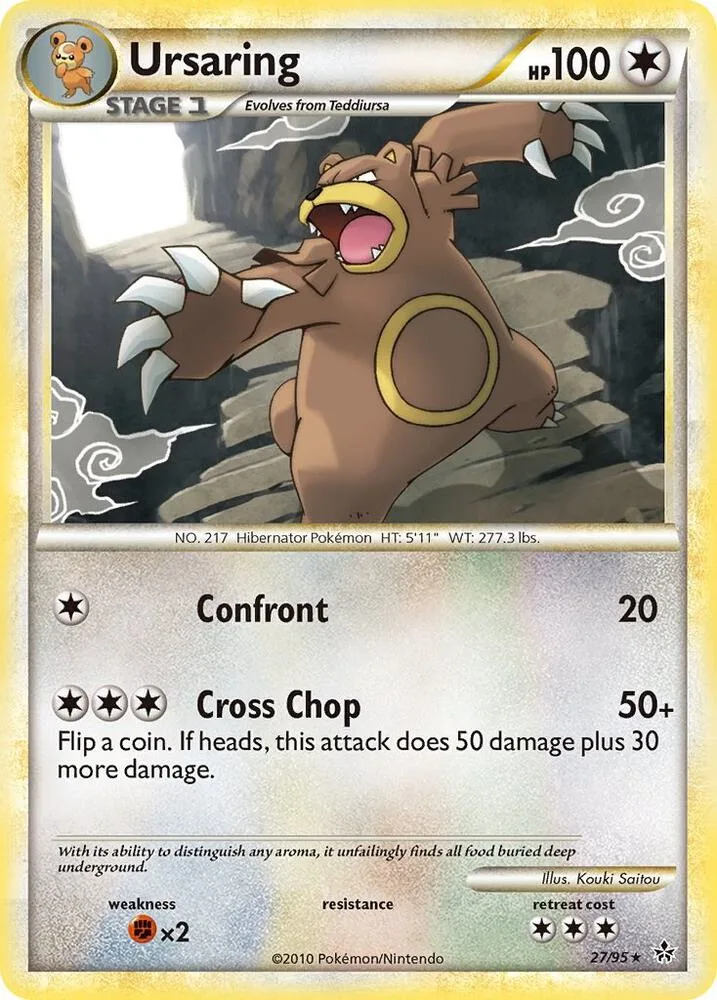 Ursaring card front