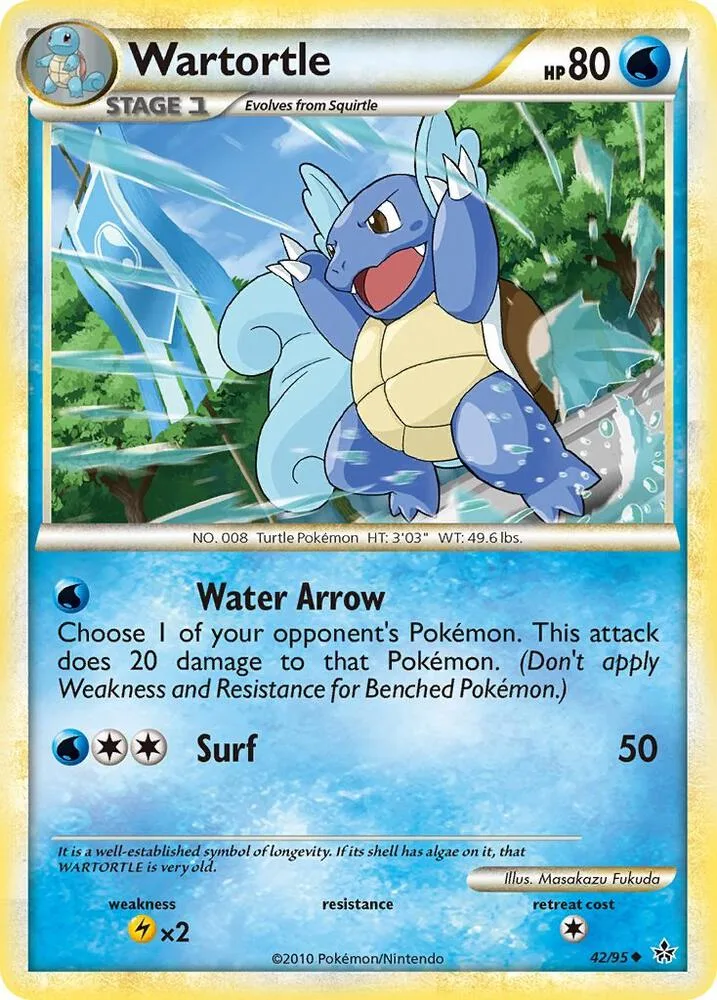 Wartortle card front