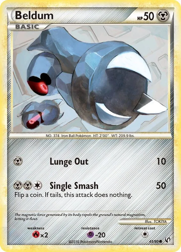 Beldum card front