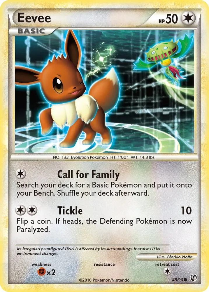 Eevee card front