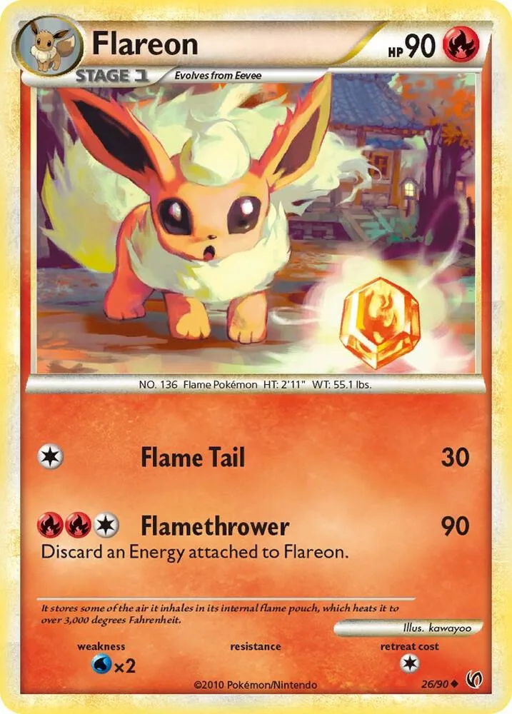 Flareon card front