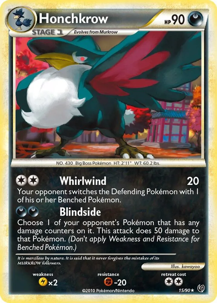 Honchkrow card front