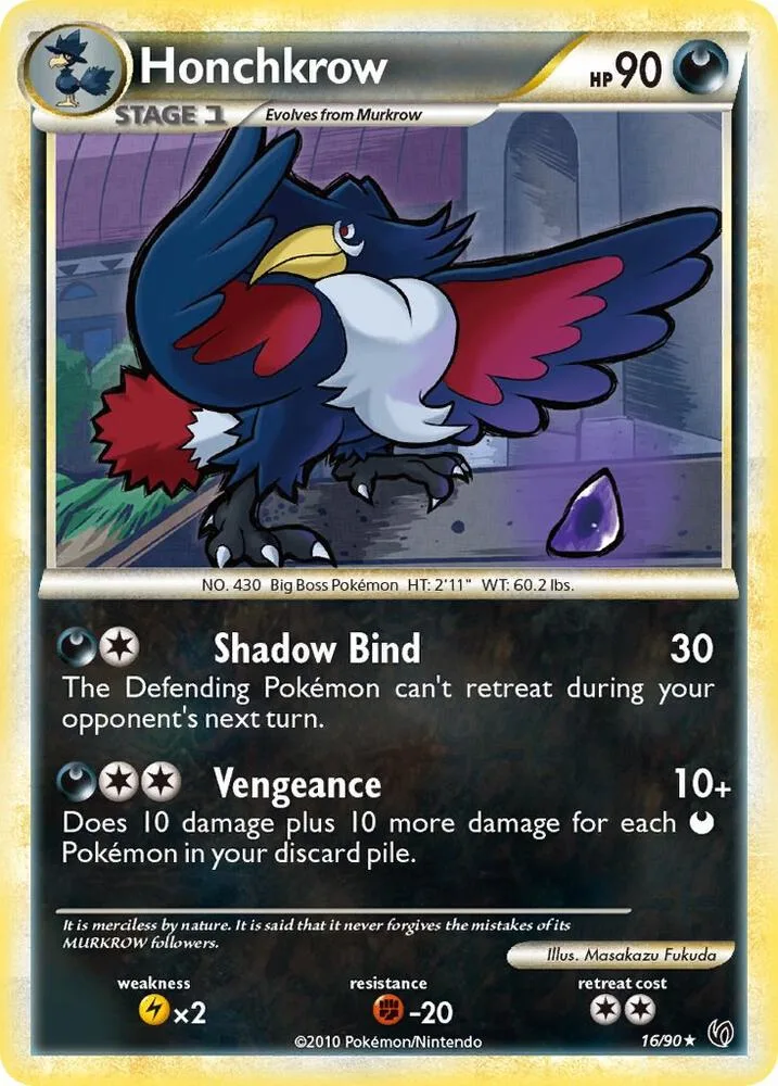 Honchkrow card front
