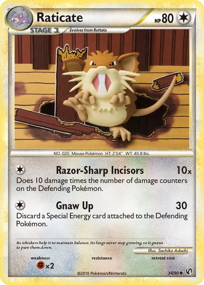Raticate card front