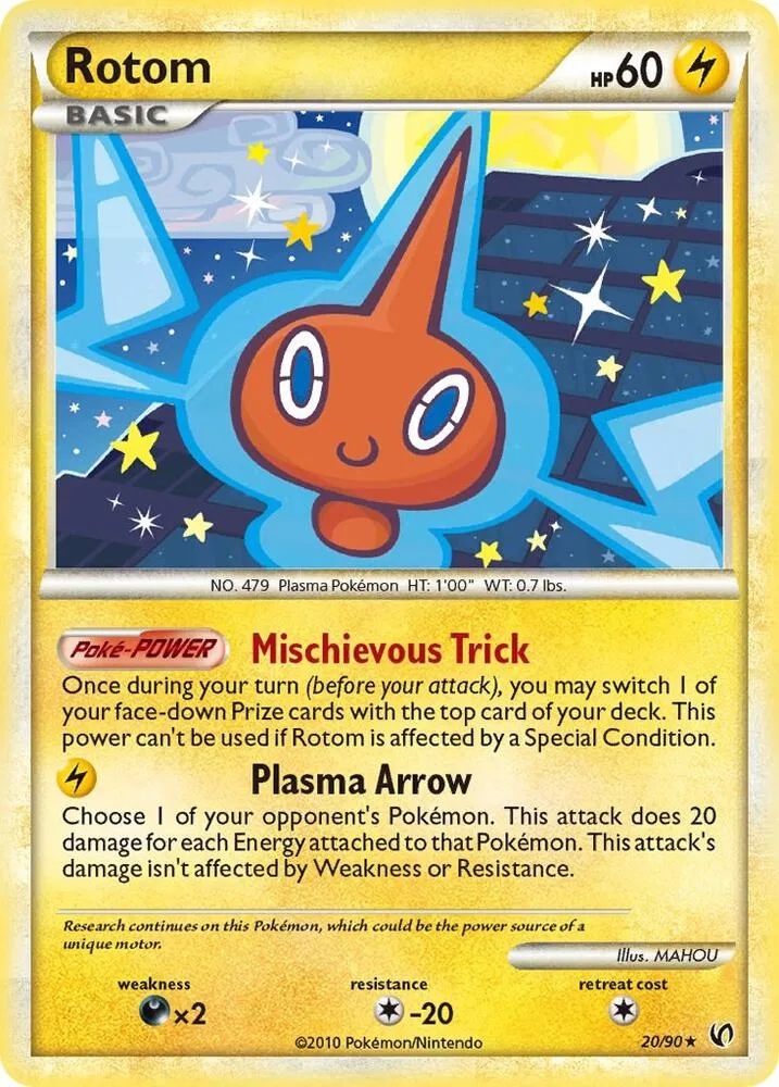 Rotom card front