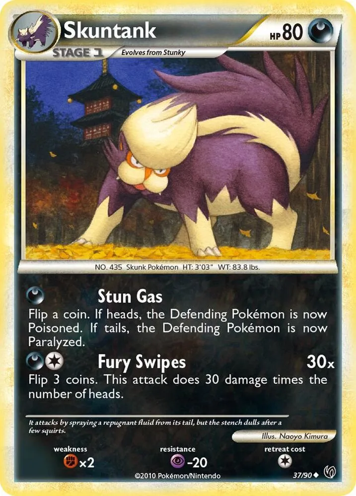 Skuntank card front