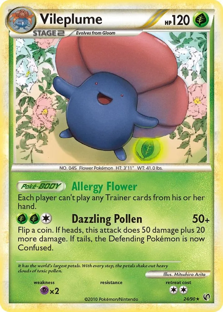 Vileplume card front