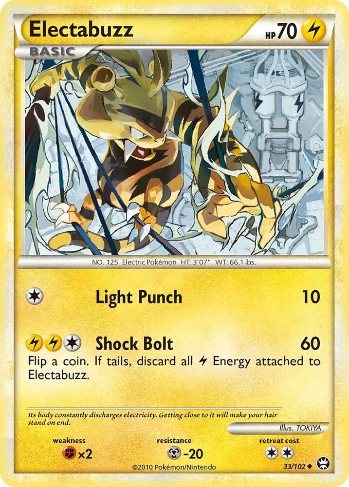 Electabuzz card front