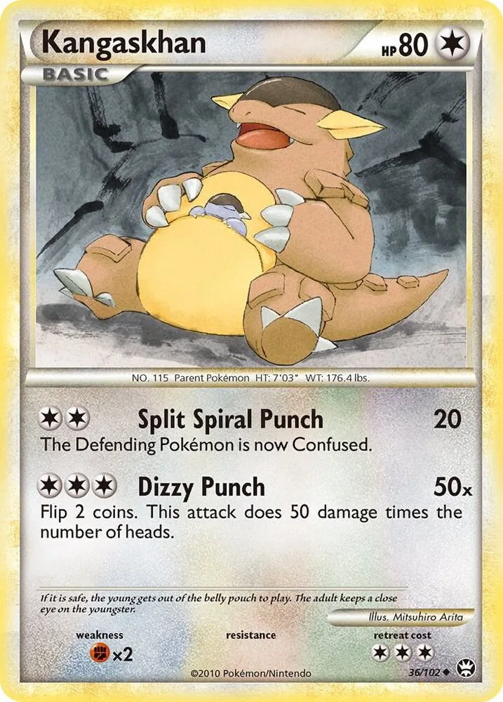 Kangaskhan card front