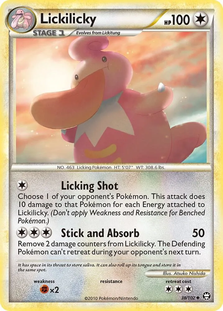 Lickilicky card front