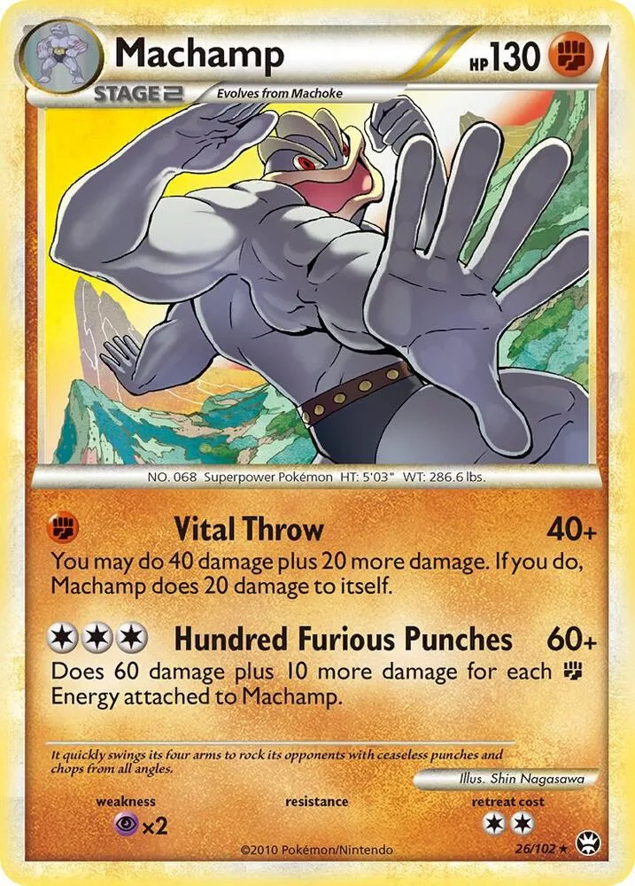 Machamp card front