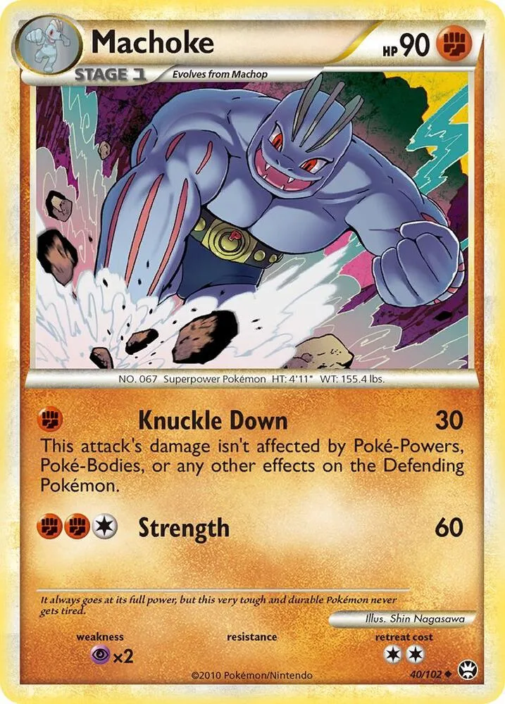 Machoke card front