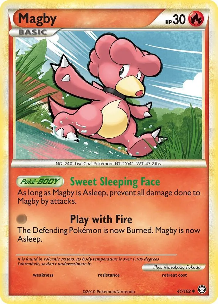 Magby card front