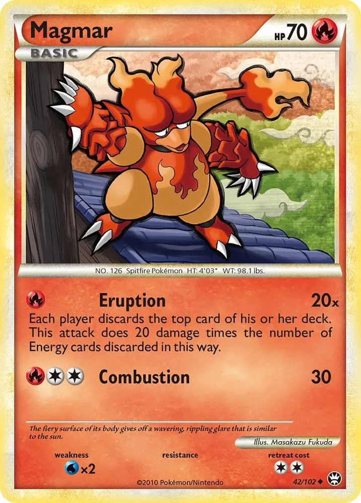 Magmar card front