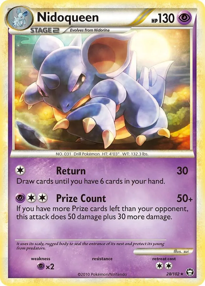 Nidoqueen card front
