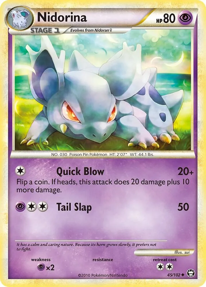 Nidorina card front