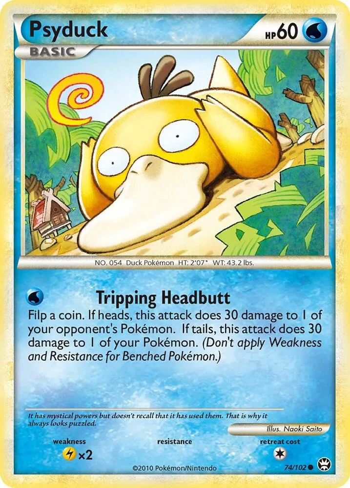 Psyduck Reverse Holofoil card